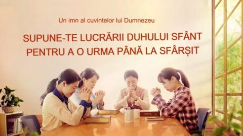 Supune-te Lucrării Duhului Sfânt pentru a o urma până la sfârșit